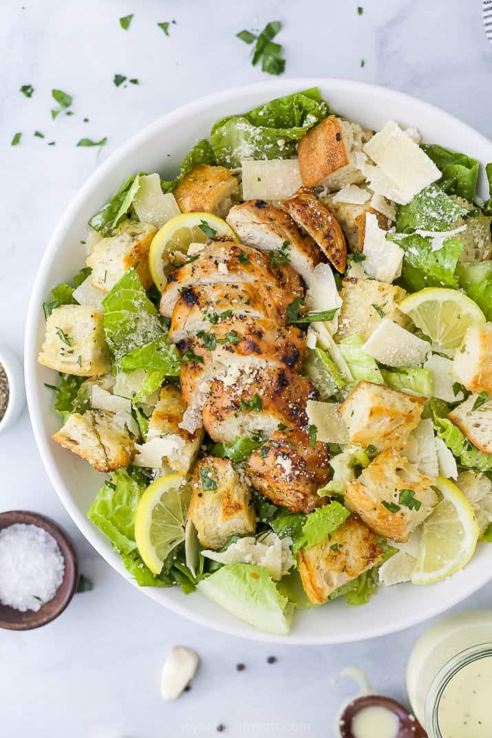 Caesar Grilled Chicken (V) (D)                    