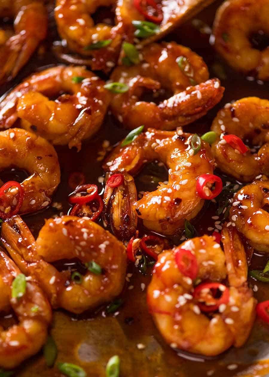 Red Chilli Prawns (S)