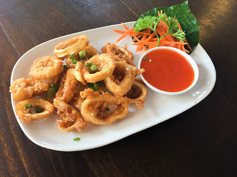 Crunchy Squid Rings