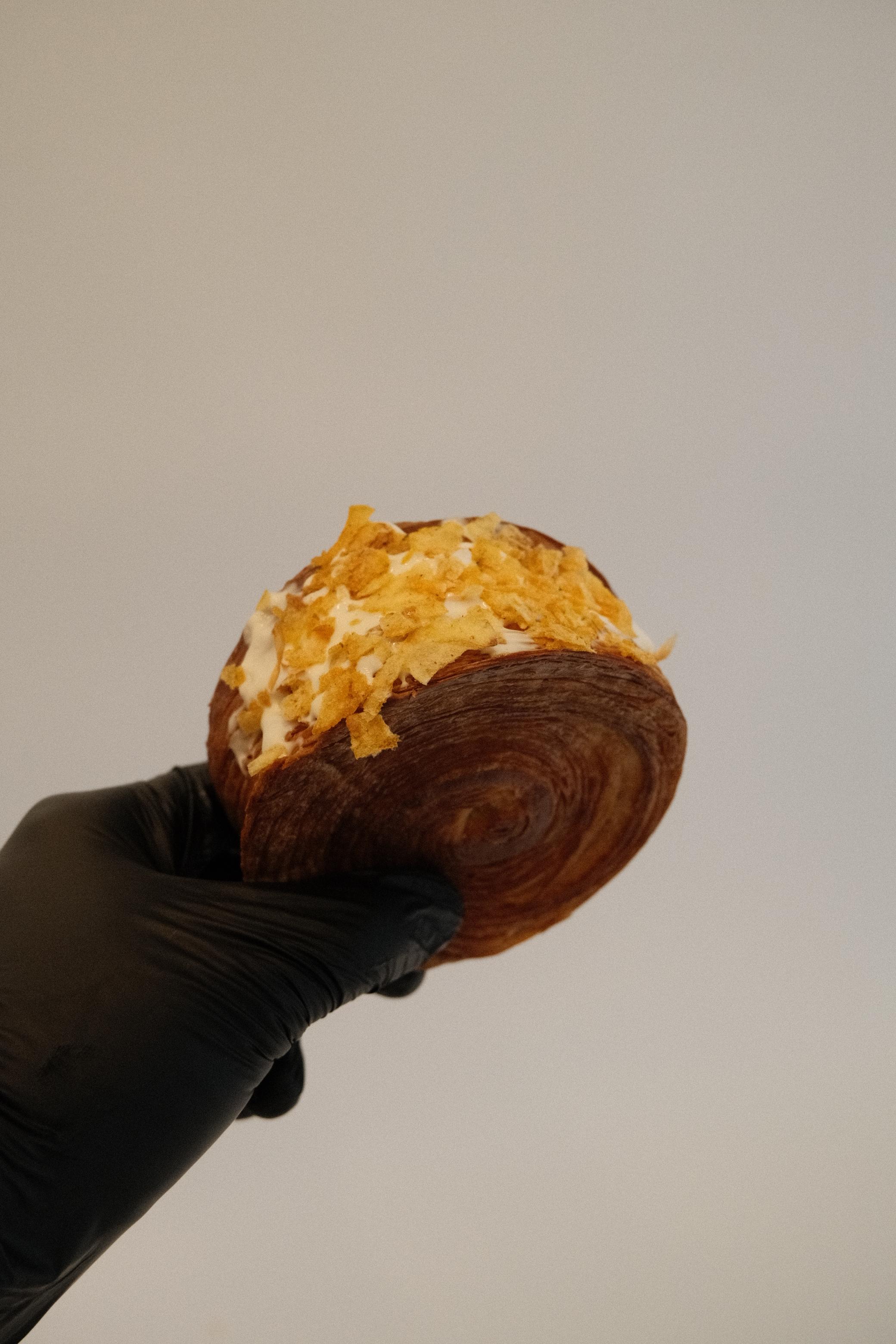 Oman Chips and cheese croissant